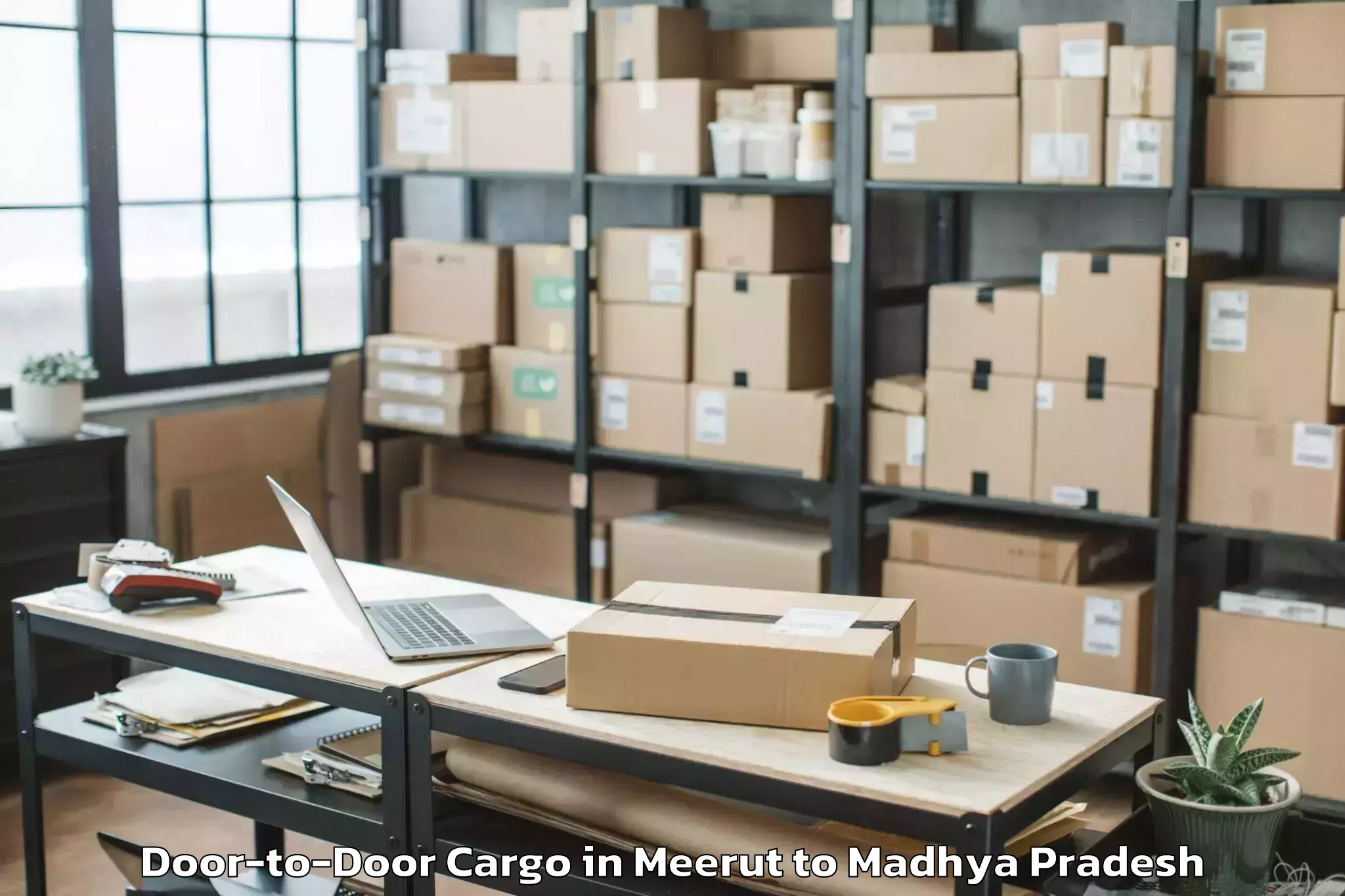 Efficient Meerut to Begamganj Door To Door Cargo